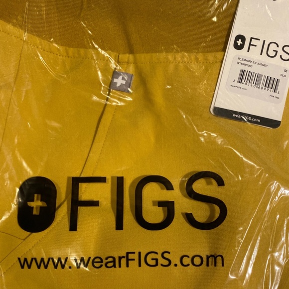 FIGS zamora light gold joggers NWT - Picture 2 of 2